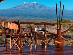 20210922214926 Elerai Camp relaxing with Kilimanjaro