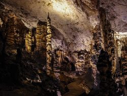 Aggtelek Naitonal Park stalagmites in the cave