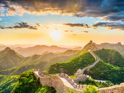 Sunrise over Great Wall National Park