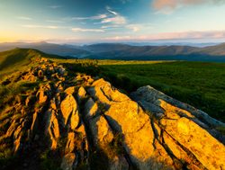 Bieszczady National Park rock formations