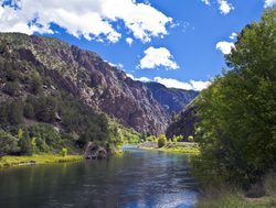Black Canyon of the Gunnison river level view