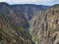 Black Canyon of the Gunnison rugged cliffs