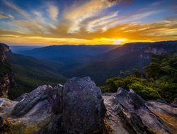 Blue Mountains National Park sunset