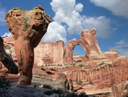Rock formations in the Canyonlands