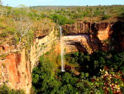 20220717123352 Bridal Veil falls in Chapada dos Guimaraes National Park