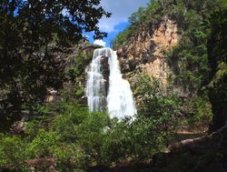 20220717123725 Tall waterfall in Chapada dos Veadeiros National Park