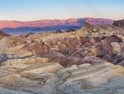 Death Valley sunsetting