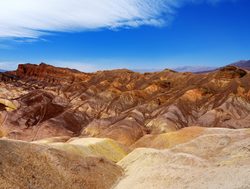 Rolling hills of Death Valley national park