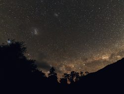 Fiordland National Park night sky