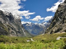 Fiordland National Park rugged mountains