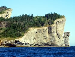 Forillon National Park whitefaced cliffs