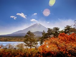 Fuj Hakone Izu National Park mount Fuji in fall