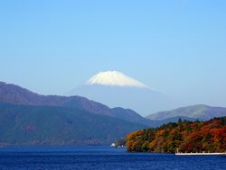 Fuj Hakone Izu snow capped mount Fuji