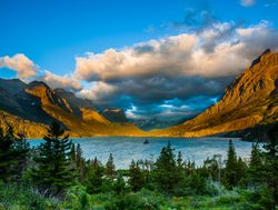 Glacier National Park St. Mary Lake