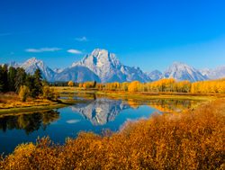 Grand Tetons National Park in the fall