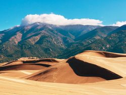 Large dunes in Great Sand Dunes Colorado