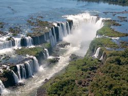 Iguacu Falls Aerial View