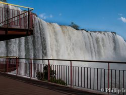 Iguacu Falls Observation deck with two levels