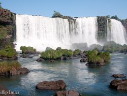 Left side of Brazilian Iguacu Falls