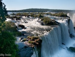 River feeding Iguacu Falls