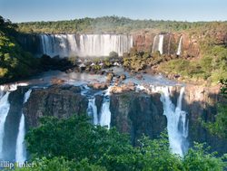 View of Iguacu Falls from Brazil