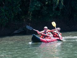 kayaking Iguacu Falls