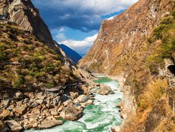 Tiger Leaping Gorge in Jade Snow Mountain area