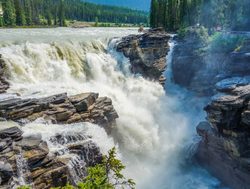 Jasper National Park athabasca waterfall