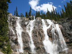 Jasper National Park tangle falls