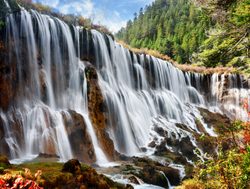 Jiuzhaigou National Park Nuo Ri Lang Falls