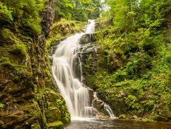 Karkonosze National Park cascading falls