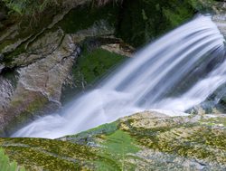 Karkonosze National Park waterfall