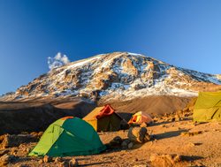 Mount Kilimanjaro National Park tents at Kibo