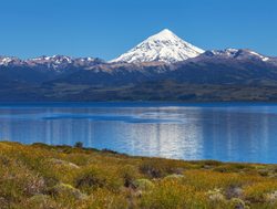 20211220223128 Lake with backdrop of Lanin Volcano