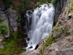 Waterfall in Lassen Volcanic National Park