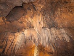 Stalagtites in Mammoth Cave