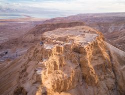 Masada National Park aerial view