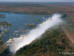 20210206200035 Helicopter view of Vic Falls from Zimbabwe side
