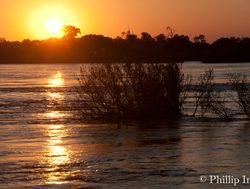 20210206200035 Sunset on the Zambezi River