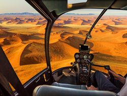 Namib Naukluft National Park helicopter view