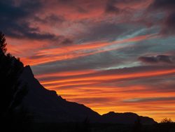 Patagonia National Park sunset