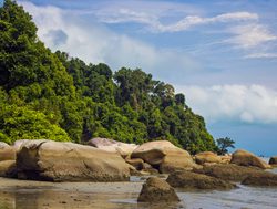 Penang National Park rocky beach