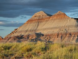 Petrified Forest National Park layered pyramid hills