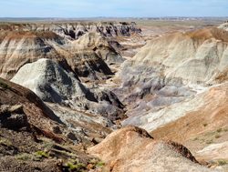 Valley in Petrified Forest National Park