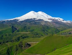 Mount Elbrus highest mountain in Europe