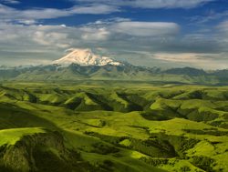 Prielbrusye National Park wtih Mount Elbrus