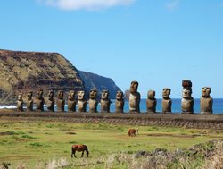 20211220225203 Easter Island heads in Rapa Nui National Park