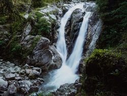Retezat National Park lolala waterfall