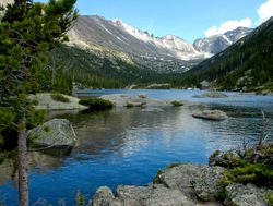 Rocky Mountain National Park mills lake