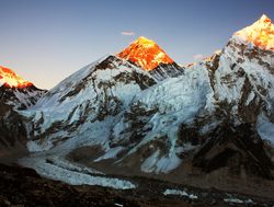 Sagarmatha National Park Everest and nuptse 
